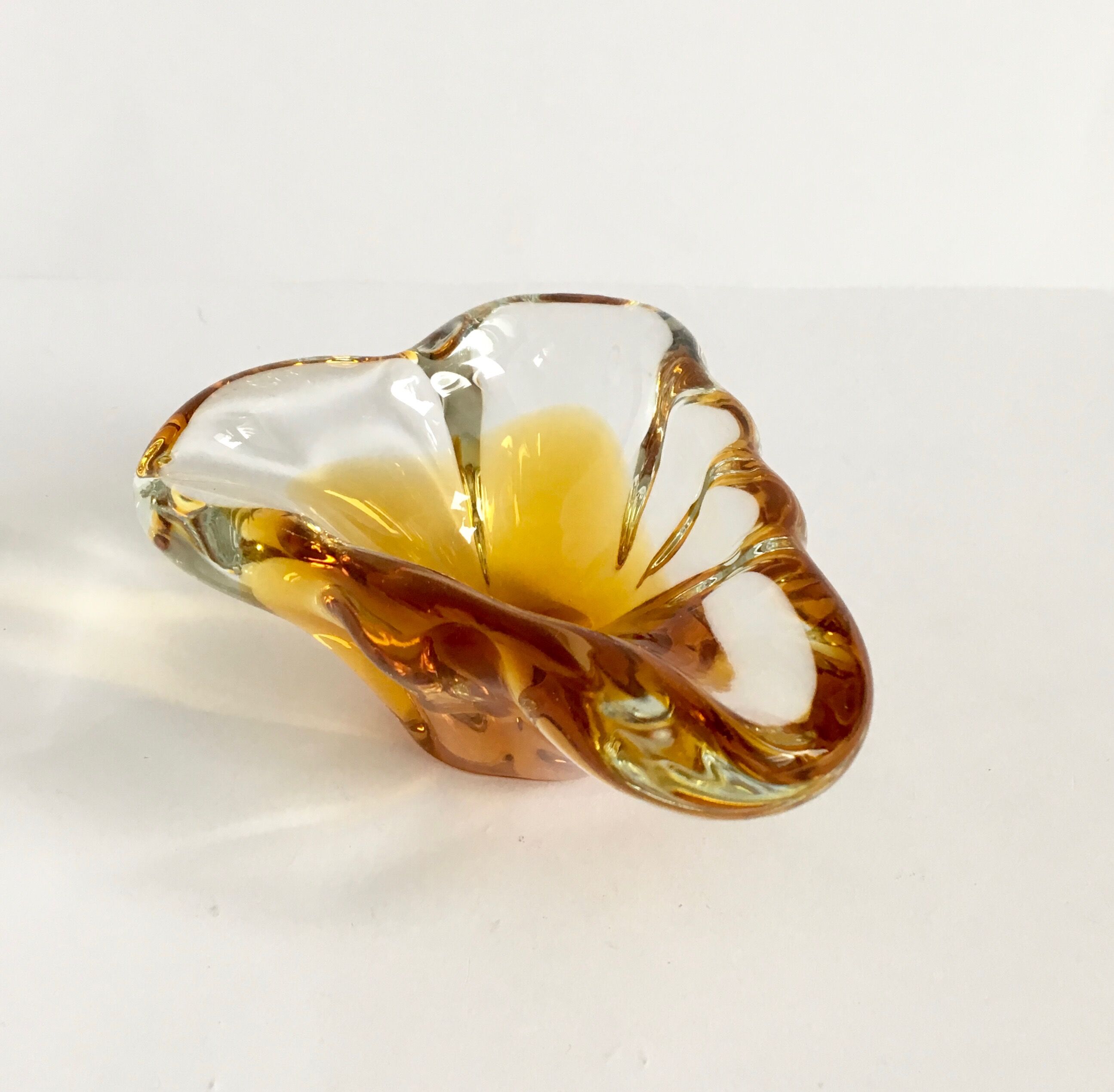 Ashtray by Jozef Hospodka for Chribska Sklarna, 1960