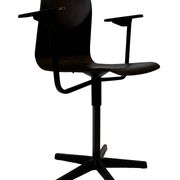 Vintage Galvanitas Pagholz school chair work with armrests dutch design