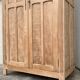 Armoire parisienne panneautée en bois brut, 1930