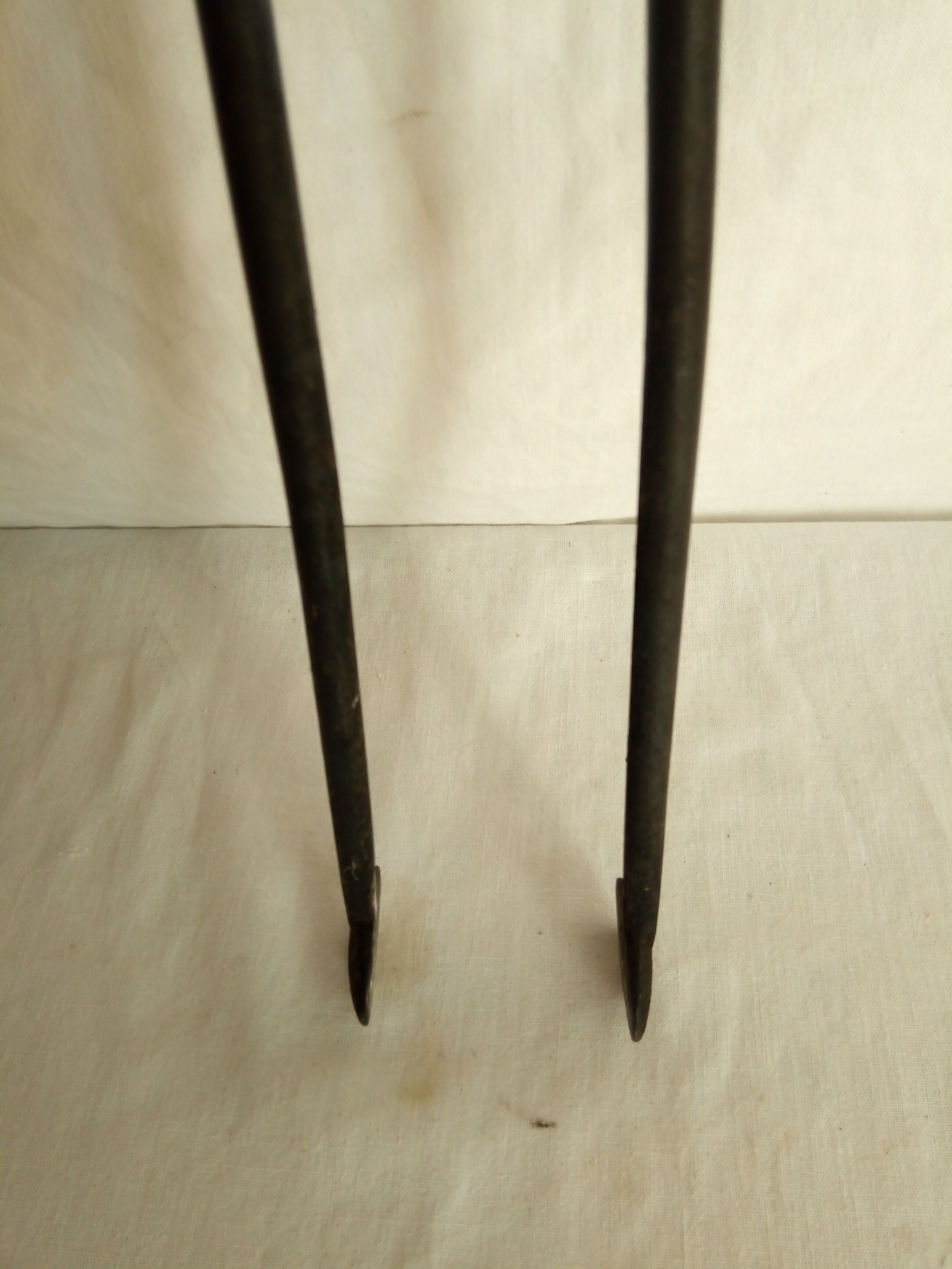 Accessoire de cheminée pince XIXème