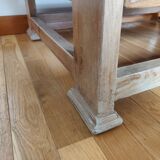 Wooden coffee table with drawer
