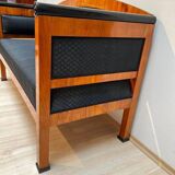 Biedermeier Sofa in Cherry Veneer and Horsehair, South Germany, 1830s