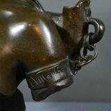 Bronze “Capture”, signed E.Villanis – Late 19th century