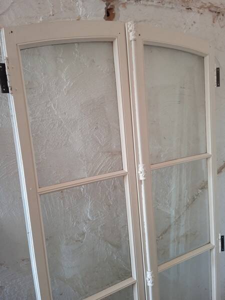 Arched window(s) + complete cremone, early 20th century, 223 cm