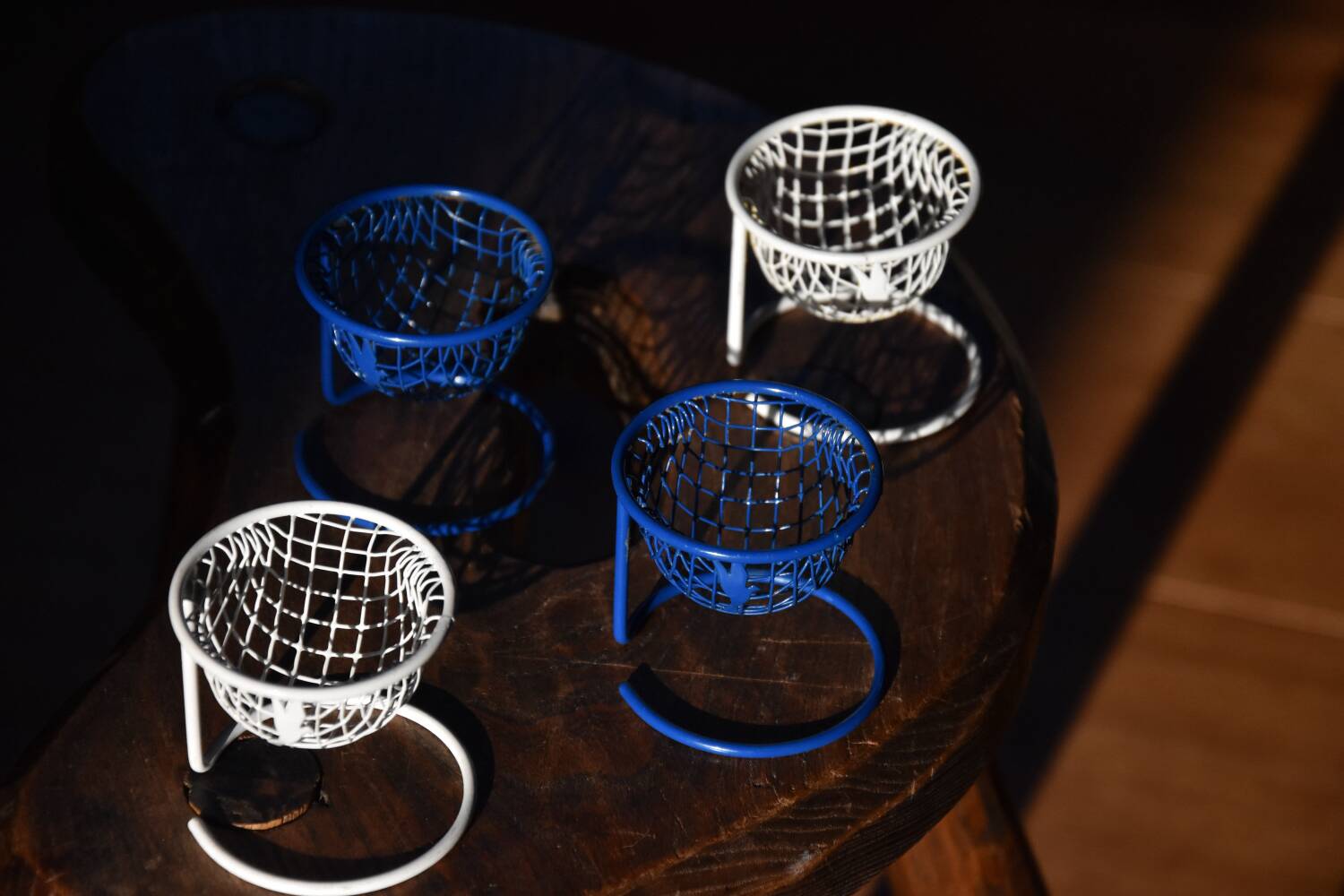 Metal egg cups