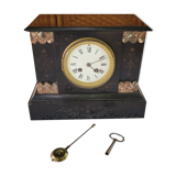 Black marble clock