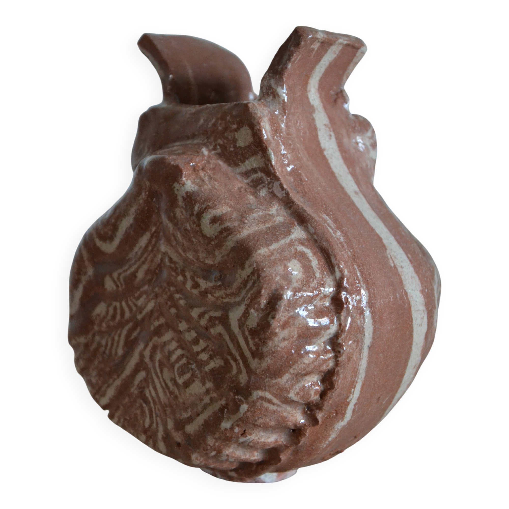 Stoneware vase signed GT