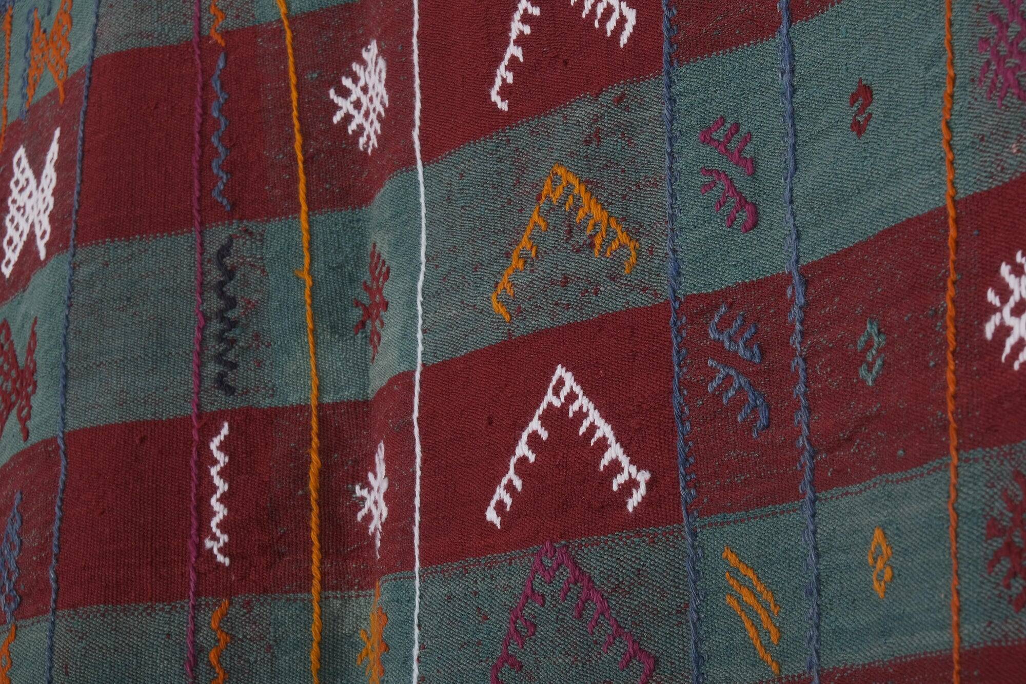 Vintage Turkish kilim, handwoven, 149x263 cm.