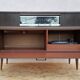 Radio turntable Grunding 60s furniture