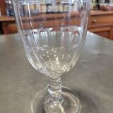 Set of 10 faceted wine or water glasses