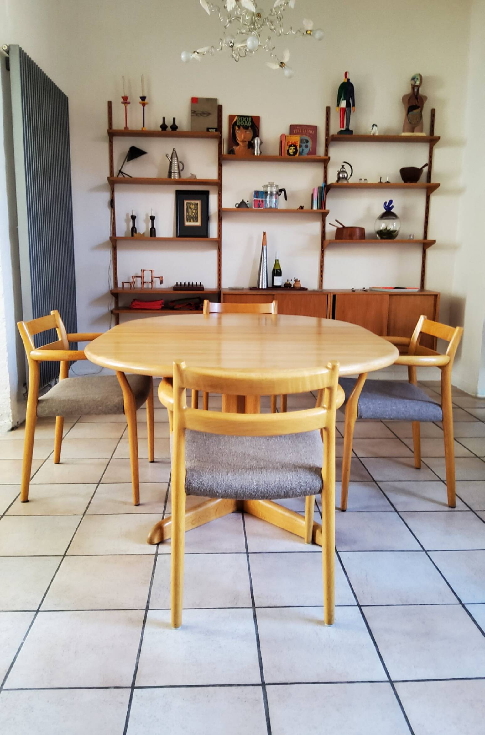 Moller dining room table and chair - 1960