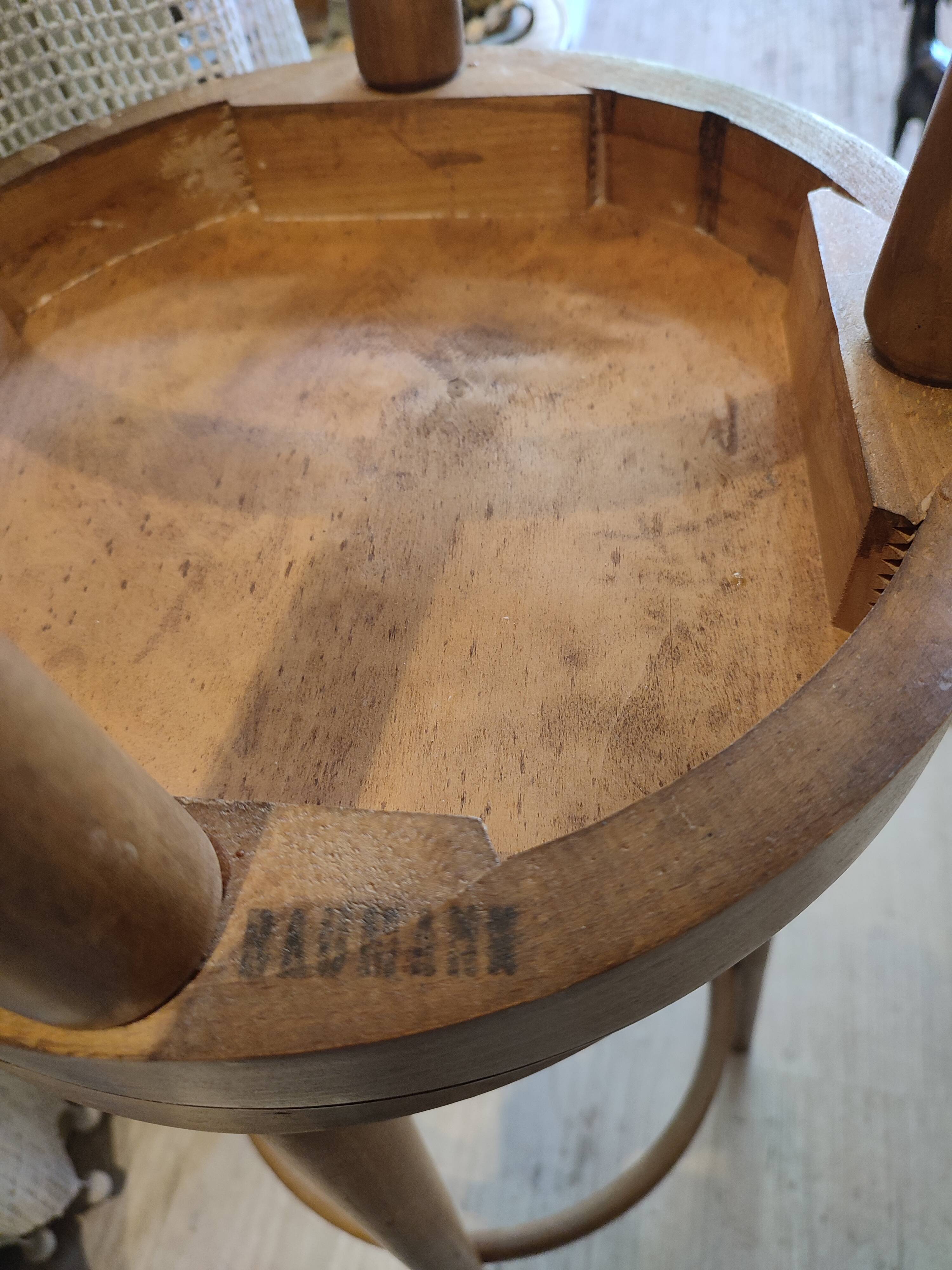 Pair of baumann high stools