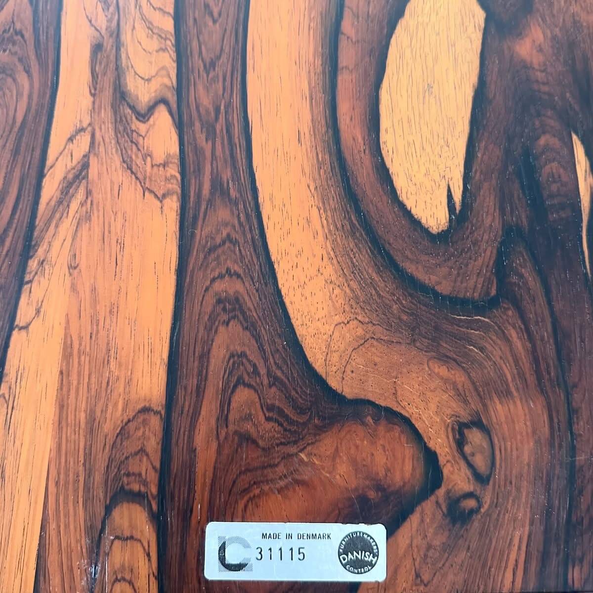 Rio rosewood table by Johannes Andersen, 1960