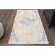 Vintage Turkish Oushak Handmade Wool Cotton Orange Area Rug 100x195