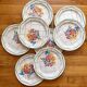 8 flat plates in Grasse earthenware, HBCM (Hippolyte Boulenger, Creil Montereau)