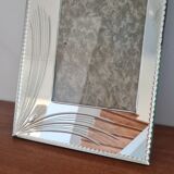 Beveled mirror photo frame