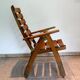 Folding chair in wood Fisher Möbel, 1970.