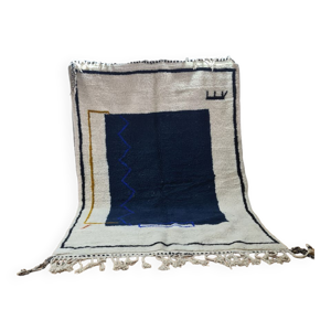 Tapis berbère en laine - main