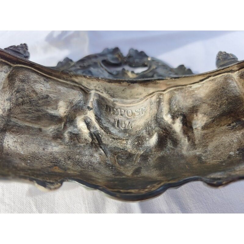 Silver-plated planter