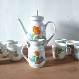 Service à café porcelaine Bavaria design années 70