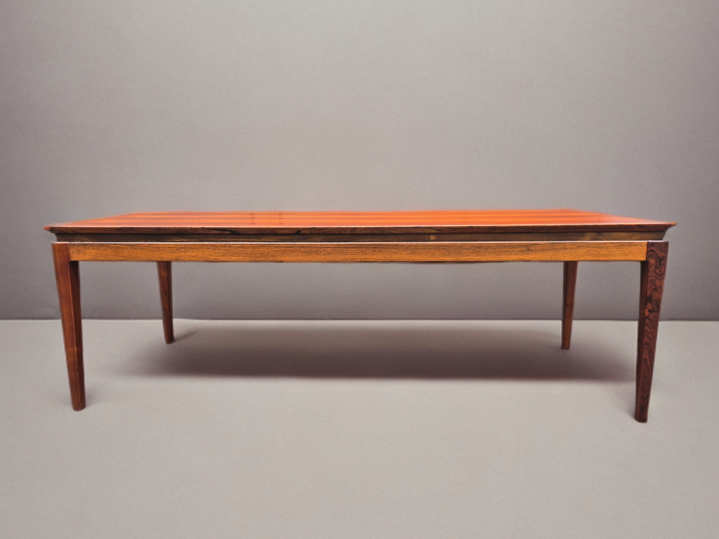 Extendable coffee table in rosewood, Danish vintage 1960s