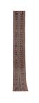 Vintage Turkish Oushak Handwoven Rug 63x633 cm