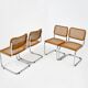 Set of 4 dining chairs Style B32 by Marcel Breuer