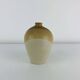 Stoneware vase with organic colours