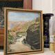 Vintage framed painting