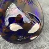 vase, blown glass soliflore, numbered 04, signed MDINA GLASS MALTA, vintage
