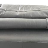 Modular leather sofa