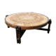 Table basse en bois et céramique signé Capron