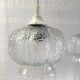 Suspensions vintage en verre - années 60/70