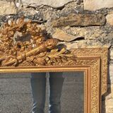 Napoleon III gilded mirror