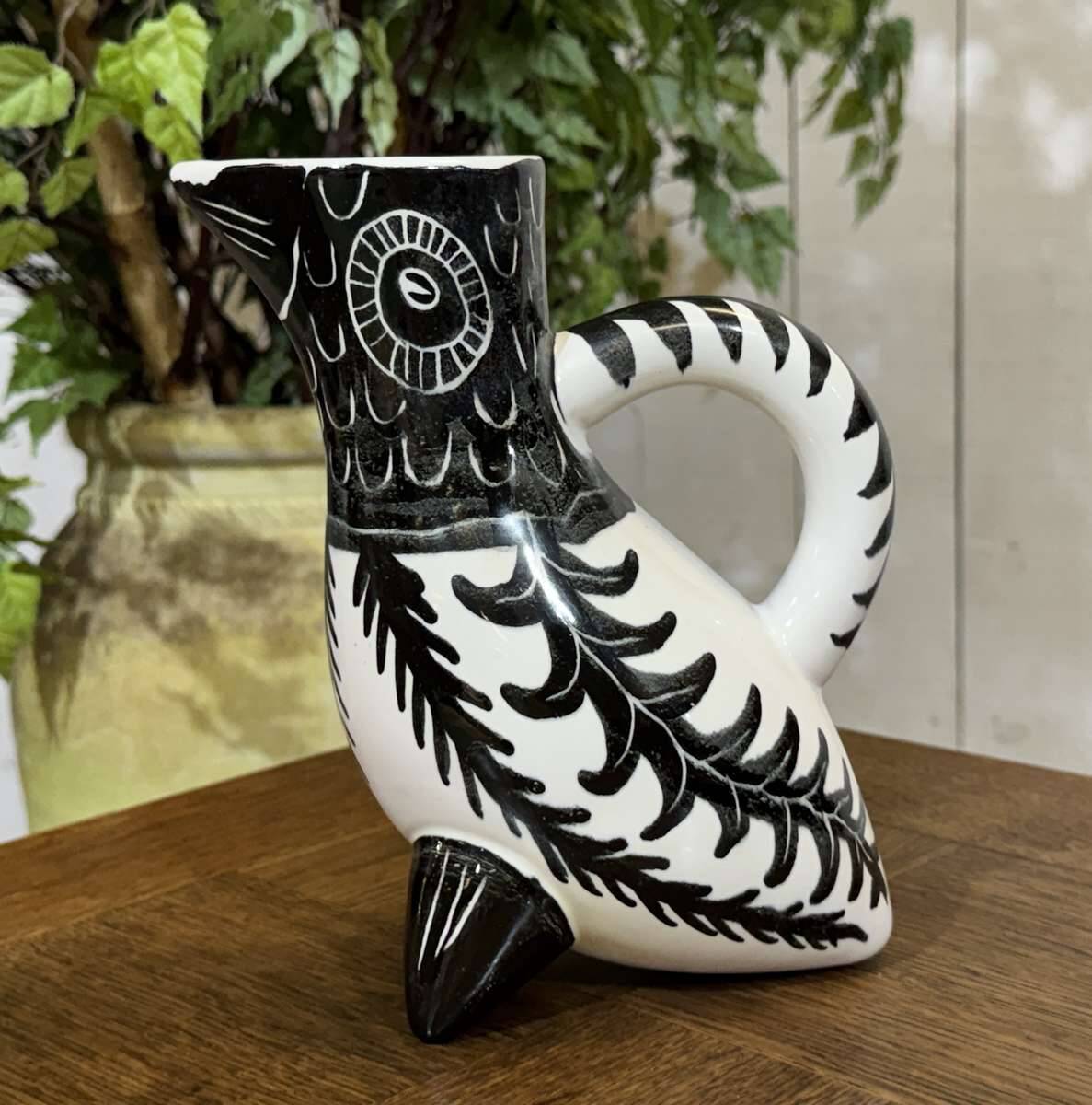 Zoomorphic pitcher by Pierre Toulhoat (1923-2014) from the 1950s - Keraluc Workshop