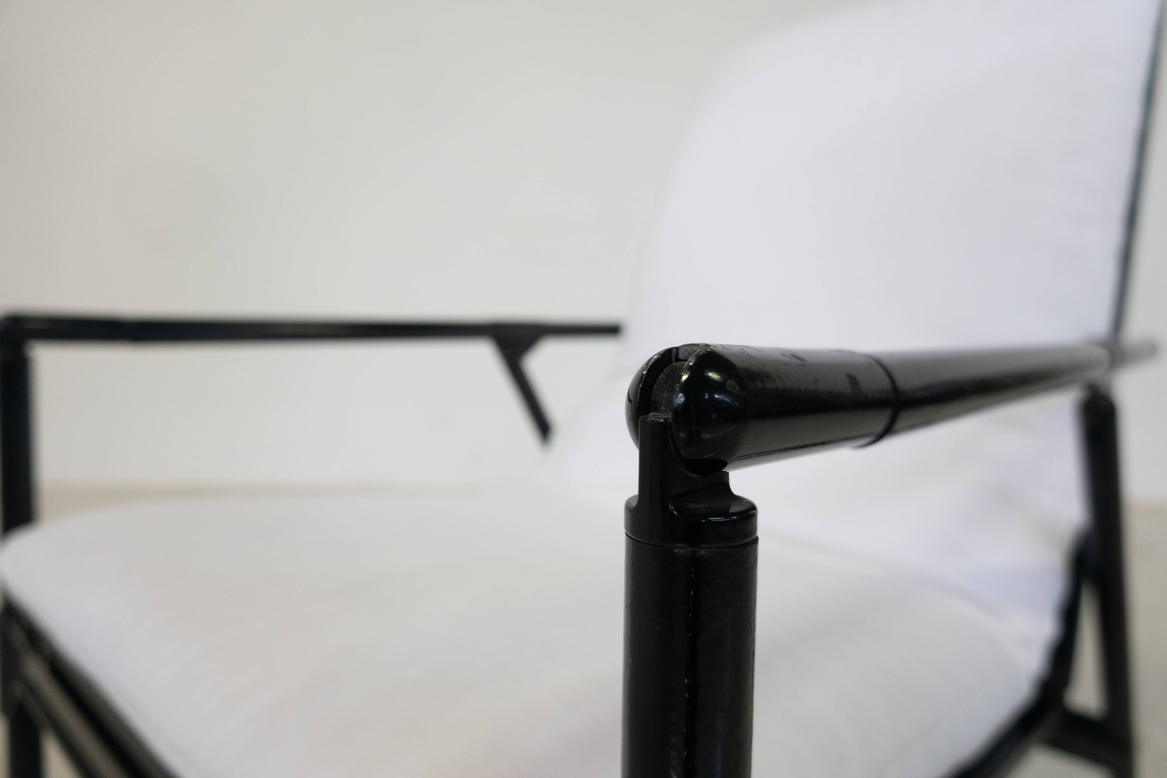 Mid-Century Pair of Foldable Armchairs Nena by Richard Sapper for B&B Italia, 1984