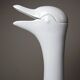 Vintage porcelain carafe from Limoges, white, model after Sandoz.