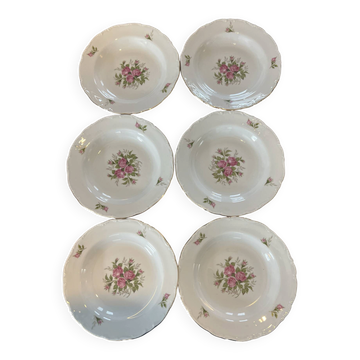 Lot of 6 dessert plates Scherzer
