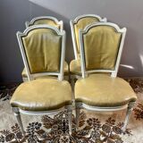 Suite of 4 Louis XVI style chairs