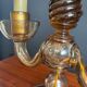 Murano glass candelabrum by Vittorio Zecchin, antique.