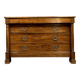Empire-style kneading table in solid walnut circa 1820