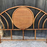 2 seater wicker bedhead
