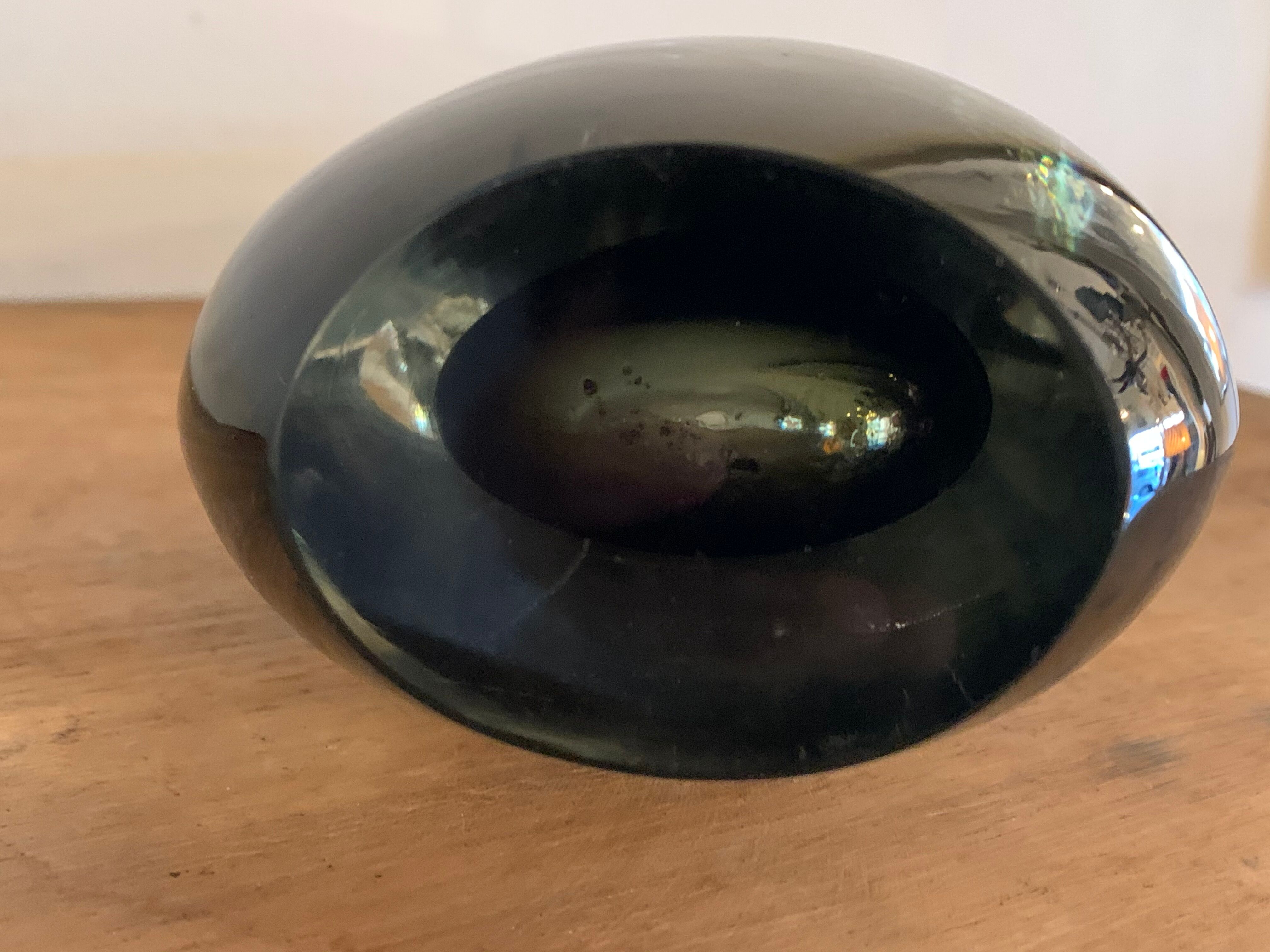 Sommerso Murano glass vase 1960