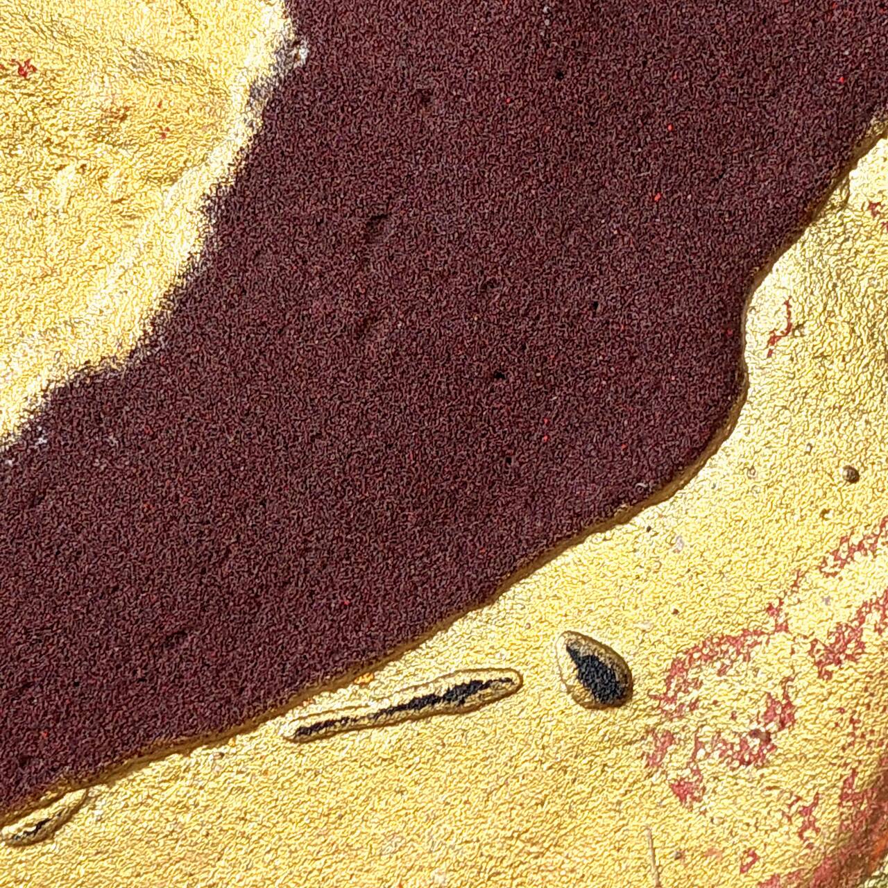Abstract composition, mixed media, signed, dated 1979