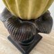 Georgia Jacob gold leaf lamp from the 70s and 80s signed