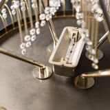 Chandelier 6 lights metal brass 70