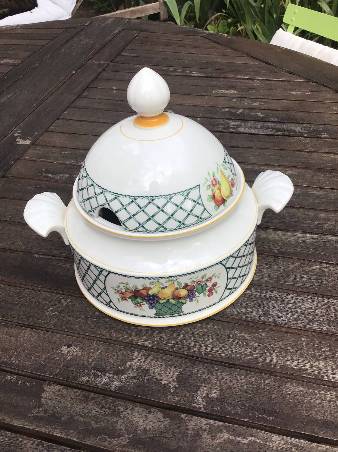 Villeroy and Boch “basketball” tureen