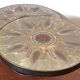 Table basse double plateau lave émaillée DS Picard / Monsan Picard vintage