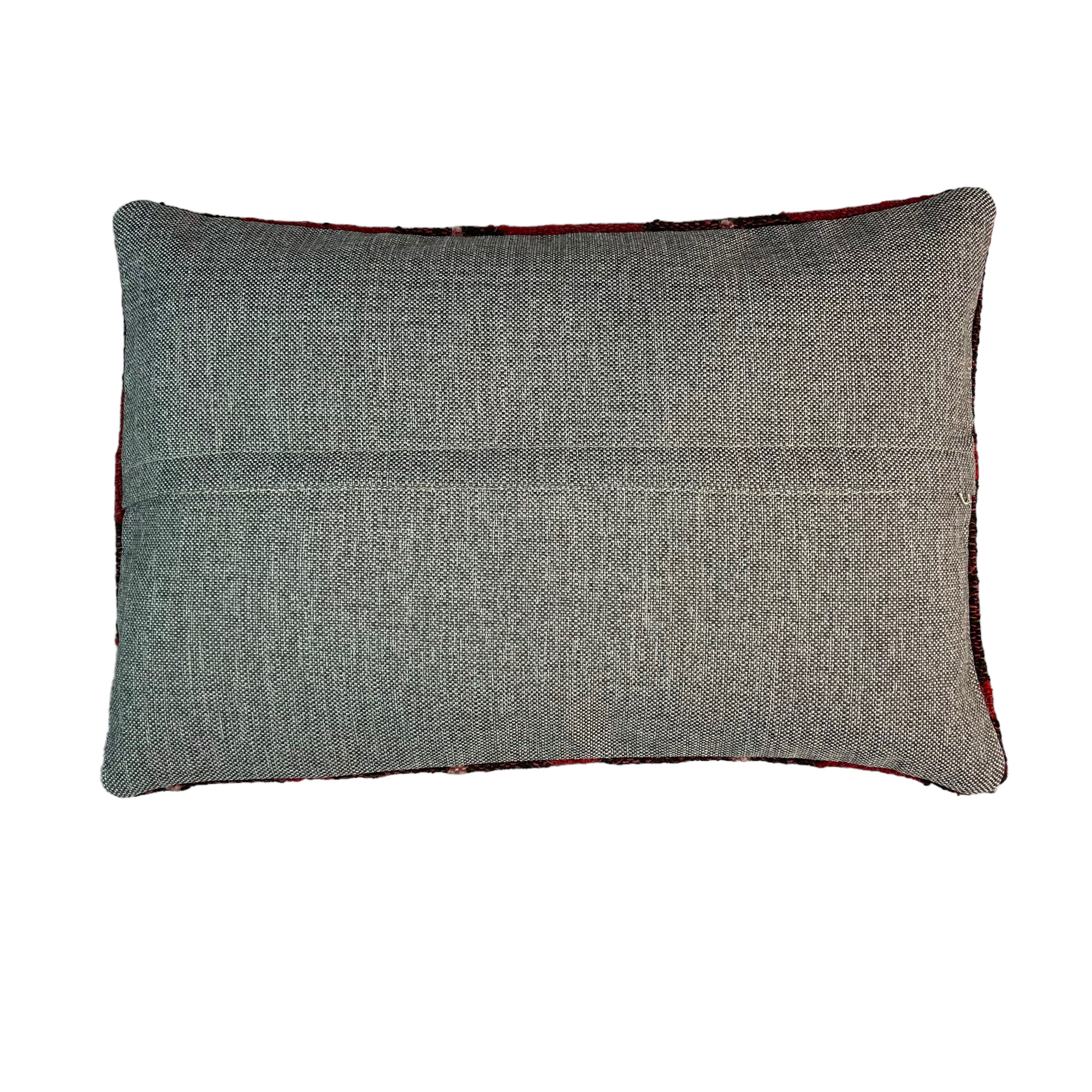 Vintage turkish kilim cushion cover, 30 x 50 cm