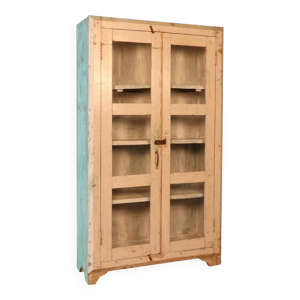 vitrine en teck birman